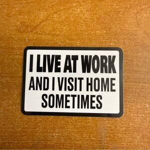 Black and White Home‎ Design Sticker